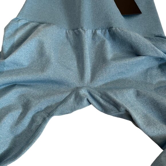 NVGTN Women's Contour Seamless Leggings Pastel Blue M NWT‎ Compression Gymfit - Picture 6 of 7